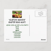 Paastante Hunt Party! Uitnodigingsbriefkaarten Tul Briefkaart (Achterkant)