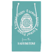 Paastas met aangepast klein cadeautje klein cadeauzakje (Voorkant)