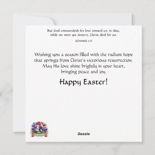 Paasthee Party Schattigee Muisbijen Lieveheersbees Feestdagenkaart (Achterkant)