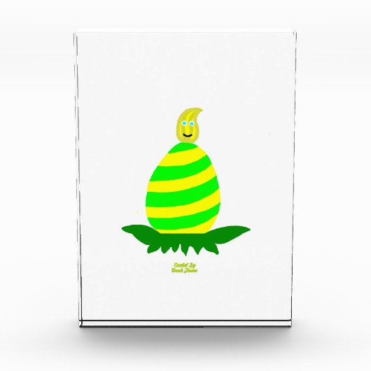 Paastijd wenst verticaal fotoblok (Voorkant)