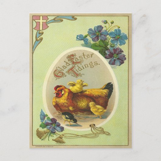  paastijding feestdagenkaart (Voorkant)