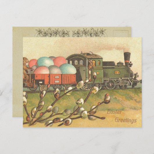  Paastrein Briefkaart (Voorkant / Achterkant)