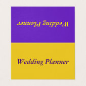 Paastrouwplanner Visitekaartje (Buitenkant ongevouwen)