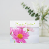 paastroze daisy Briefkaart (Staand voorkant)