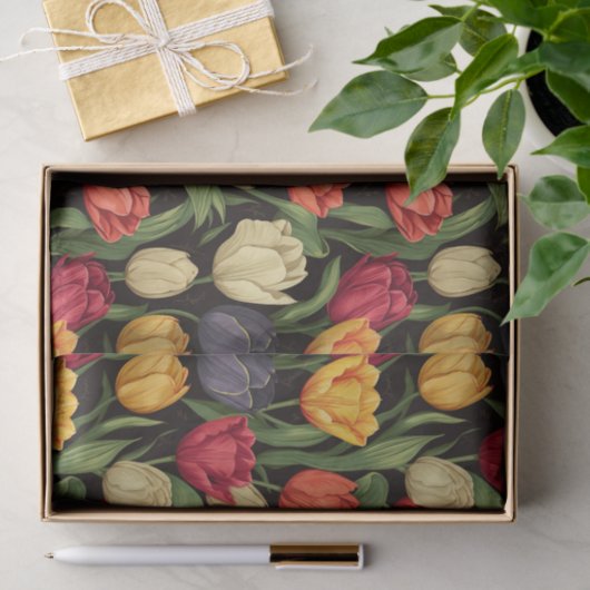 Paastulp Bloemen Tissuepapier (Geschenk)