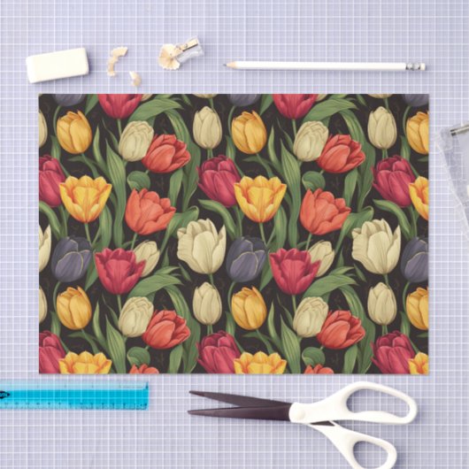 Paastulp Bloemen Tissuepapier (Craft)