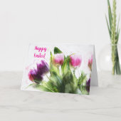 PAASTULPEN BEDANKKAART (Voorkant)