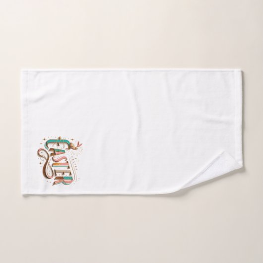 Paastypografie Bad Handdoek (Handdoek)