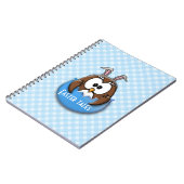 Paasuil - blauw notitieboek (Linkerzijde)