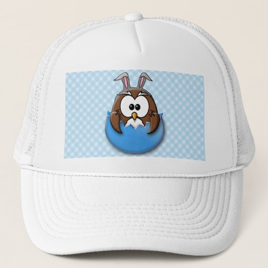 Paasuil - blauw trucker pet (Voorkant)
