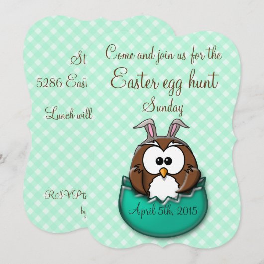 Paasuil — groen kaart (Voorkant / Achterkant)