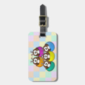 Paasuil - regenboog bagagelabel (Voorkant verticaal)