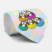 Paasuil - regenboog stropdas (Opgerold)