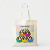 Paasuil - regenboog tote bag (Voorkant)