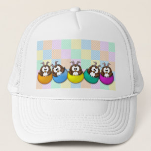 Paasuil - regenboog trucker pet