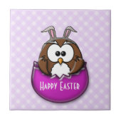 Paasuil - roze tegeltje (Voorkant)