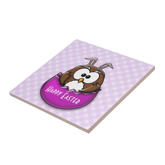 Paasuil - roze tegeltje (Zijkant)