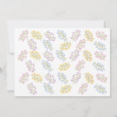 Paasuitnodiging Brunch Krans van Eieren Kaart (Achterkant)