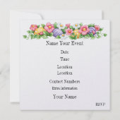 Paasuitnodiging (Eierjacht?) Kaart (Achterkant)