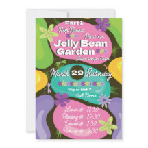 Paasuitnodiging Jelly Bean Tuinfeest