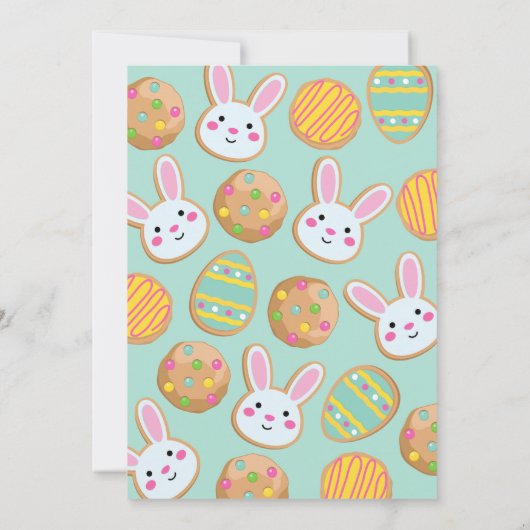 PAASUITNODIGING VOOR BABY SHOWER KAART (Achterkant)