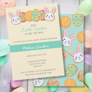 PAASUITNODIGING VOOR BABY SHOWER KAART