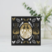 Paasvakantie april cadeau kaart (Staand voorkant)