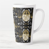 Paasvakantie april cadeau latte mok (Rechts)