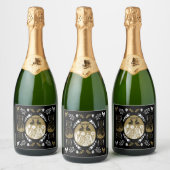 Paasvakantie april cadeau sparkling wijnetiket (Flessen)