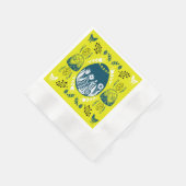 Paasvakantie april servet (Hoek)