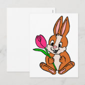 Paasvakantie-Briefkaart Feestdagenkaart (Voorkant / Achterkant)