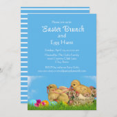  paasvakantie familie brunch uitnodiging (Voorkant / Achterkant)