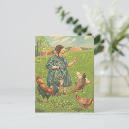 Paasvakantie Groet Briefkaart (Staand voorkant)