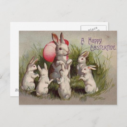  Paasvakantie Groet Briefkaart (Voorkant / Achterkant)