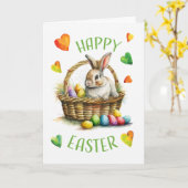 Paasvakantie Kaart voor groet (Gele Bloem)