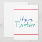 Paasvakantie-Kaart voor vrienden en familie Feestdagenkaart (Voorkant / Achterkant)