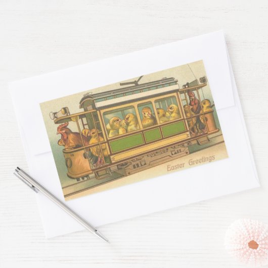 Paasvakantie kunst sticker (Envelop)