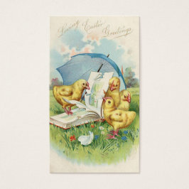 Paasvakantie  mini-doedels visitekaartje