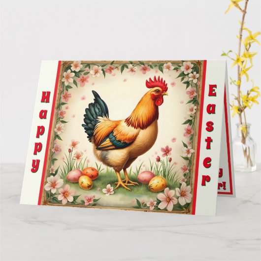  Paasvakantie Trendy Easter Collectie Kaart (Gele Bloem)