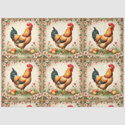  Paasvakantie Trendy Easter Collectie Tissuepapier (Voorkant)