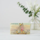  Paasvakantie Wenskaarten Visitekaartje (Staand voorkant)