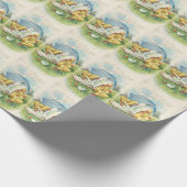  paasvakantieverpakkingspapier cadeaupapier (Hoek)