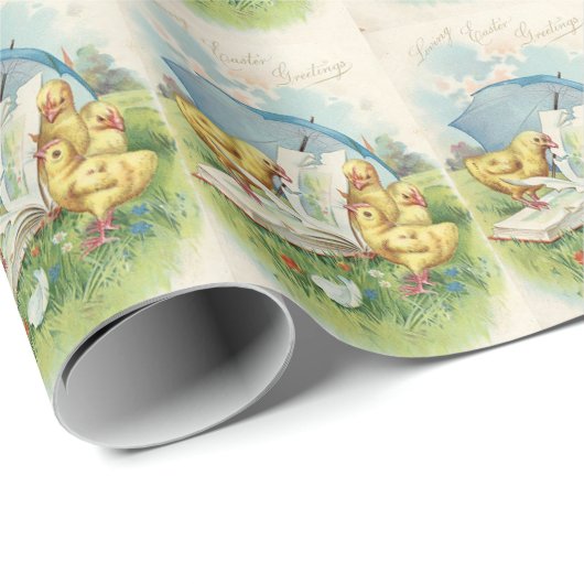 paasvakantieverpakkingspapier cadeaupapier (Rol Hoek)