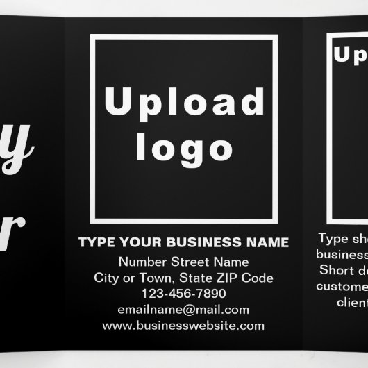 Paasvakantiezaken - zwarte trimpe feestdag - Kaart (Binnenkant midden)