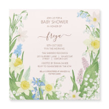 Paasveer Baby shower Magnetische Uitnodiging