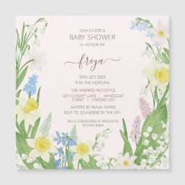 Paasveer Baby shower Magnetische Uitnodiging