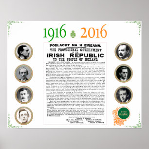 Paasverhoging 1916 - 2016 Herdenking Poster