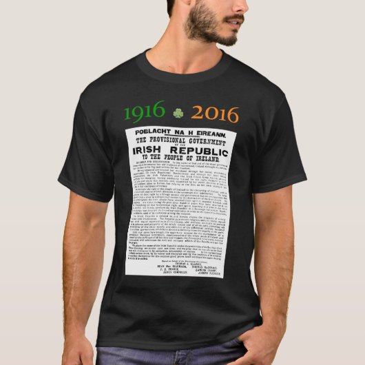 Paasverhoging 1916 - 2016 t-shirt (Voorkant)