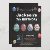 Paasverjaardag Jongen Pasen Paasdag Kaart (Voorkant / Achterkant)