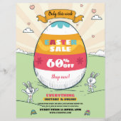 Paasverkoop Flyer Sjabloon (Voorkant)